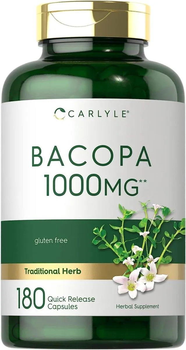 CARLYLE - Carlyle Bacopa Monnieri 1000Mg. 180 Capsulas - The Red Vitamin MX - Suplementos Alimenticios - {{ shop.shopifyCountryName }}