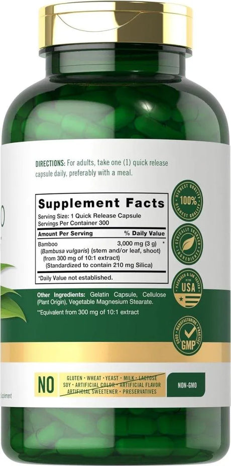 CARLYLE - Carlyle Bamboo Extract 3000Mg. 300 Capsulas - The Red Vitamin MX - Suplementos Alimenticios - {{ shop.shopifyCountryName }}