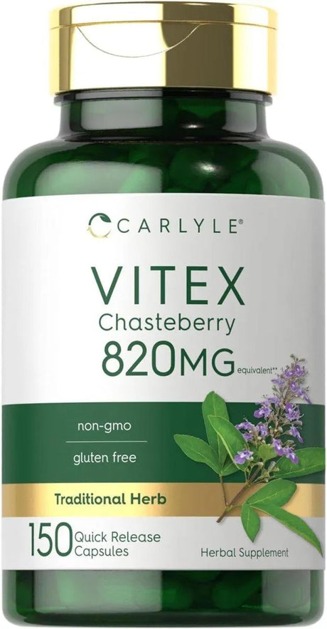 CARLYLE - Carlyle Baya Casto Chasteberry Supplement 820Mg. 150 Capsulas - The Red Vitamin MX - Suplementos Alimenticios - {{ shop.shopifyCountryName }}