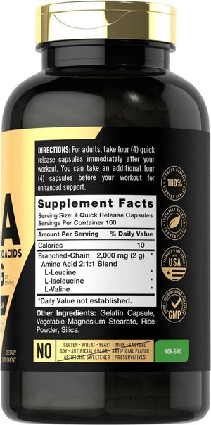 CARLYLE - Carlyle BCAA Amino Acids 2000Mg. 400 Capsulas - The Red Vitamin MX - Suplementos Alimenticios - {{ shop.shopifyCountryName }}