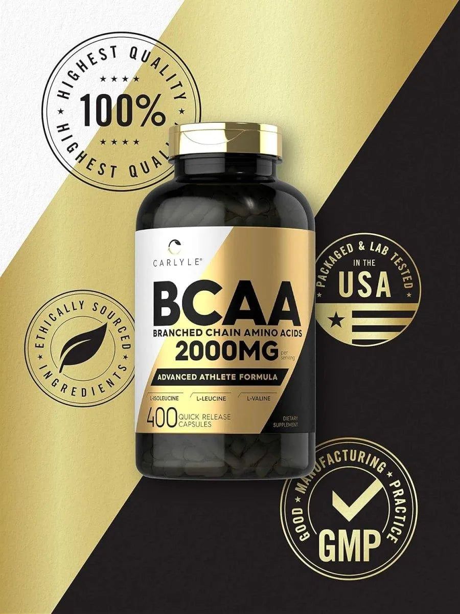 CARLYLE - Carlyle BCAA Amino Acids 2000Mg. 400 Capsulas - The Red Vitamin MX - Suplementos Alimenticios - {{ shop.shopifyCountryName }}