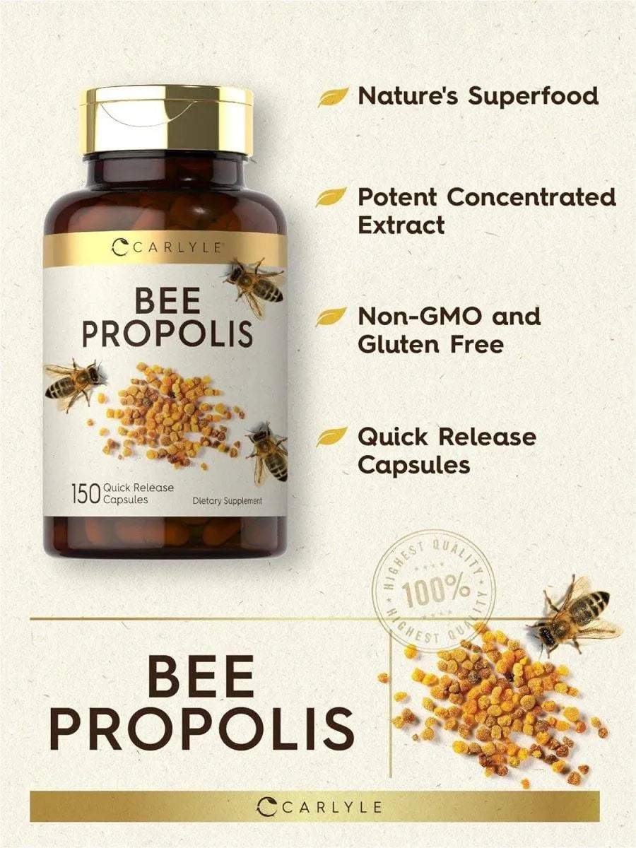 CARLYLE - Carlyle Bee Propolis 600Mg. 150 Capsulas - The Red Vitamin MX - Suplementos Alimenticios - {{ shop.shopifyCountryName }}