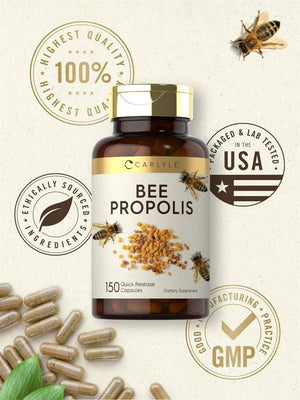 CARLYLE - Carlyle Bee Propolis 600Mg. 150 Capsulas - The Red Vitamin MX - Suplementos Alimenticios - {{ shop.shopifyCountryName }}