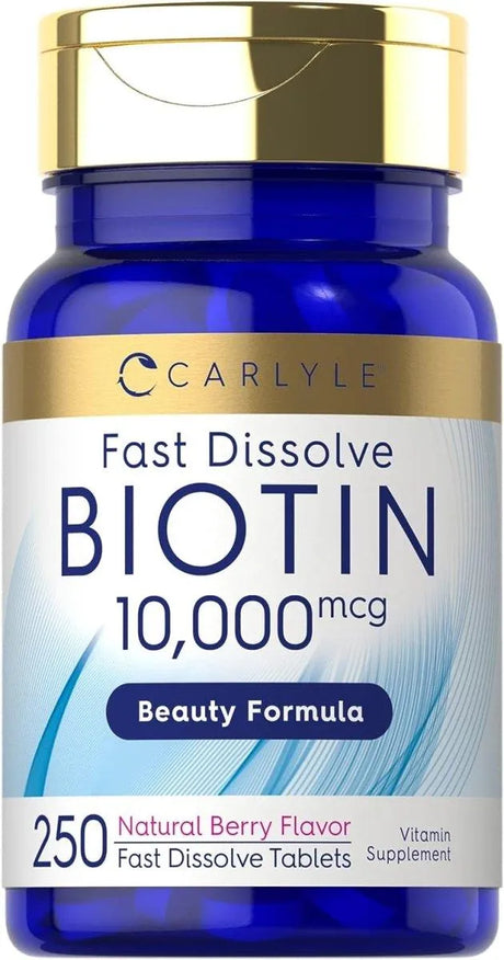 CARLYLE - Carlyle Biotin 10000 mcg 250 Tabletas - The Red Vitamin MX - Suplementos Alimenticios - {{ shop.shopifyCountryName }}