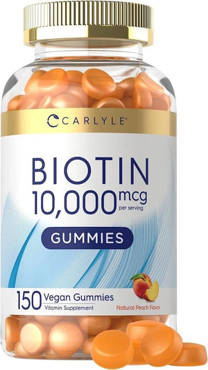 CARLYLE - Carlyle Biotin 10000 mcg Gummies 150 Gomitas - The Red Vitamin MX - Suplementos Alimenticios - {{ shop.shopifyCountryName }}