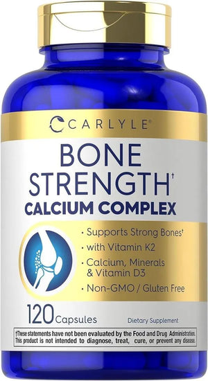 CARLYLE - Carlyle Bone Strength Calcium Complex 120 Capsulas - The Red Vitamin MX - Suplementos Alimenticios - {{ shop.shopifyCountryName }}