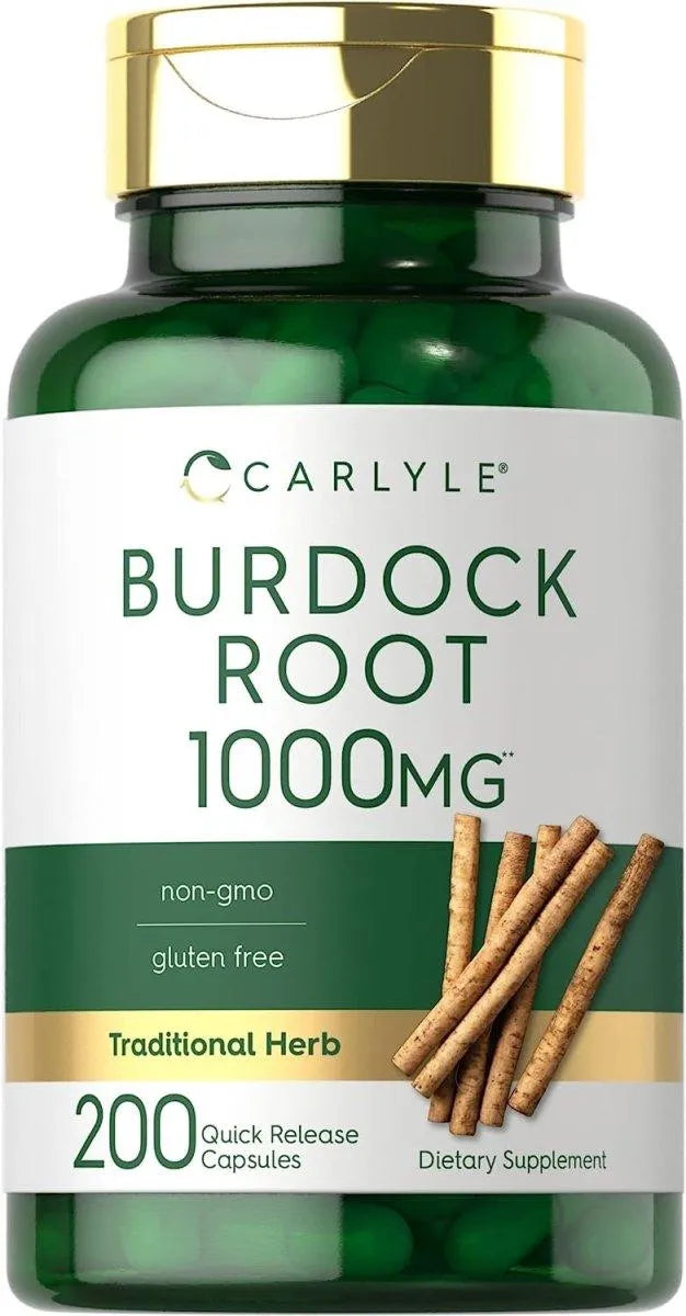 CARLYLE - Carlyle Burdock Root 1000Mg. 200 Capsulas - The Red Vitamin MX - Suplementos Alimenticios - {{ shop.shopifyCountryName }}