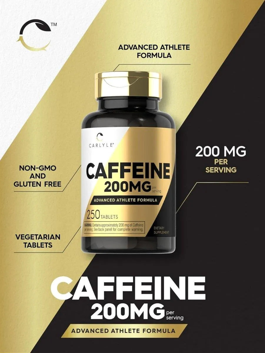 CARLYLE - Carlyle Caffeine Pills 200Mg. 250 Tabletas - The Red Vitamin MX - Suplementos Alimenticios - {{ shop.shopifyCountryName }}