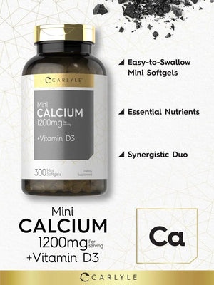 CARLYLE - Carlyle Calcium with D3 1200Mg. 300 Capsulas Blandas - The Red Vitamin MX - Suplementos Alimenticios - {{ shop.shopifyCountryName }}