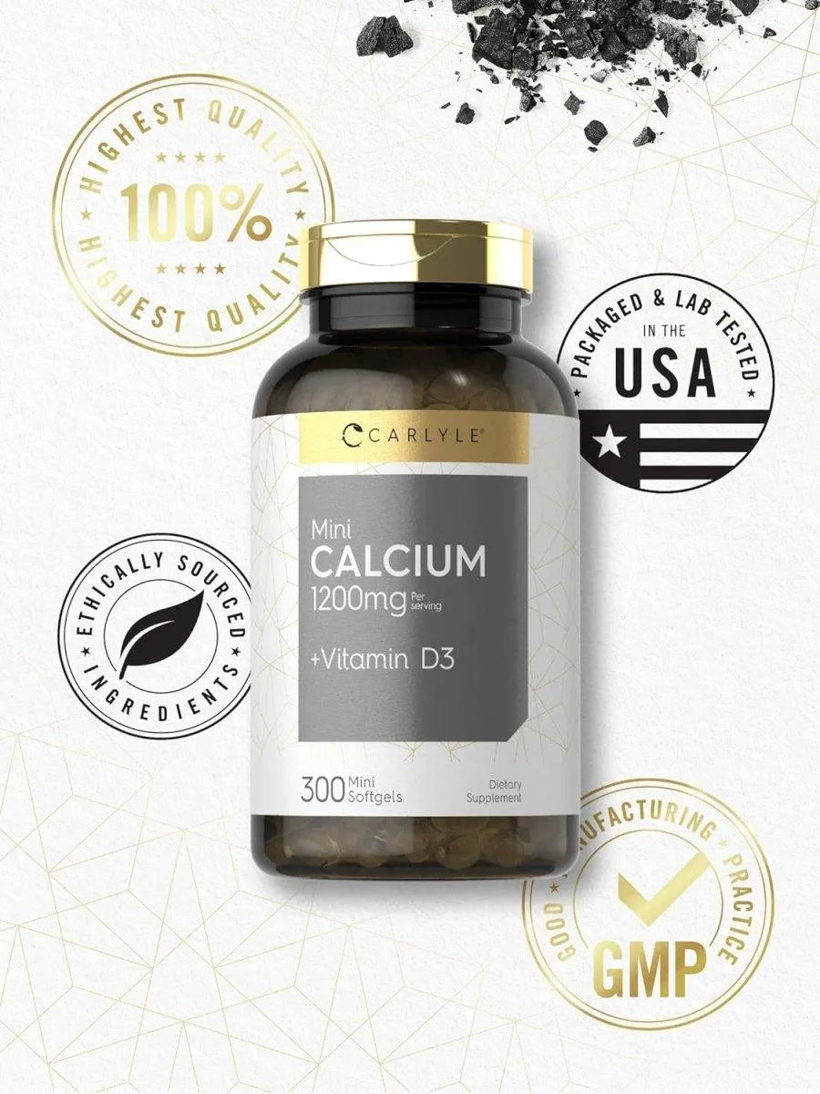 CARLYLE - Carlyle Calcium with D3 1200Mg. 300 Capsulas Blandas - The Red Vitamin MX - Suplementos Alimenticios - {{ shop.shopifyCountryName }}