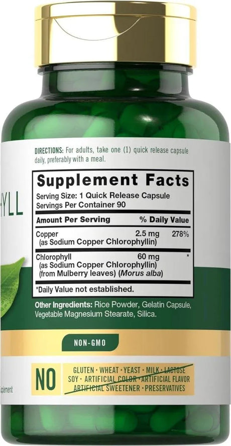 CARLYLE - Carlyle Chlorophyll Pills 90 Capsulas - The Red Vitamin MX - Suplementos Alimenticios - {{ shop.shopifyCountryName }}