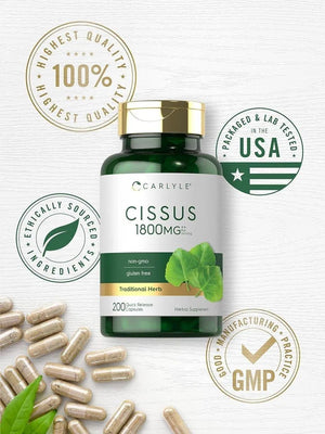 CARLYLE - Carlyle Cissus Quadrangularis 1800Mg. 200 Capsulas - The Red Vitamin MX - Suplementos Alimenticios - {{ shop.shopifyCountryName }}