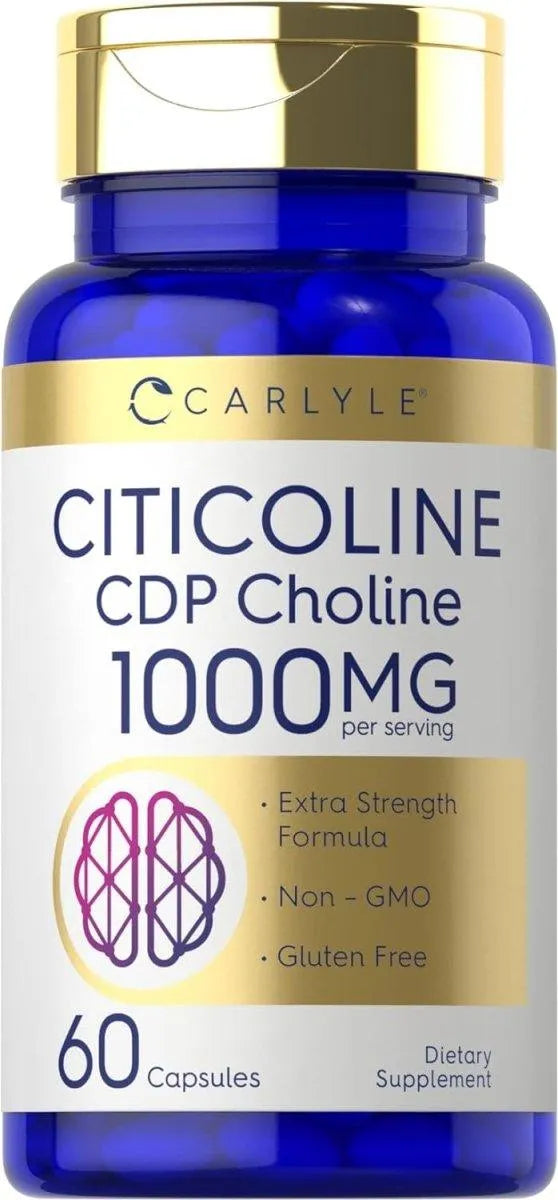 CARLYLE - Carlyle Citicoline CDP Choline 1000Mg. 60 Capsulas - The Red Vitamin MX - Suplementos Alimenticios - {{ shop.shopifyCountryName }}