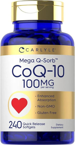 CARLYLE - Carlyle CoQ10 100Mg. 240 Capsulas Blandas - The Red Vitamin MX - Suplementos Alimenticios - {{ shop.shopifyCountryName }}