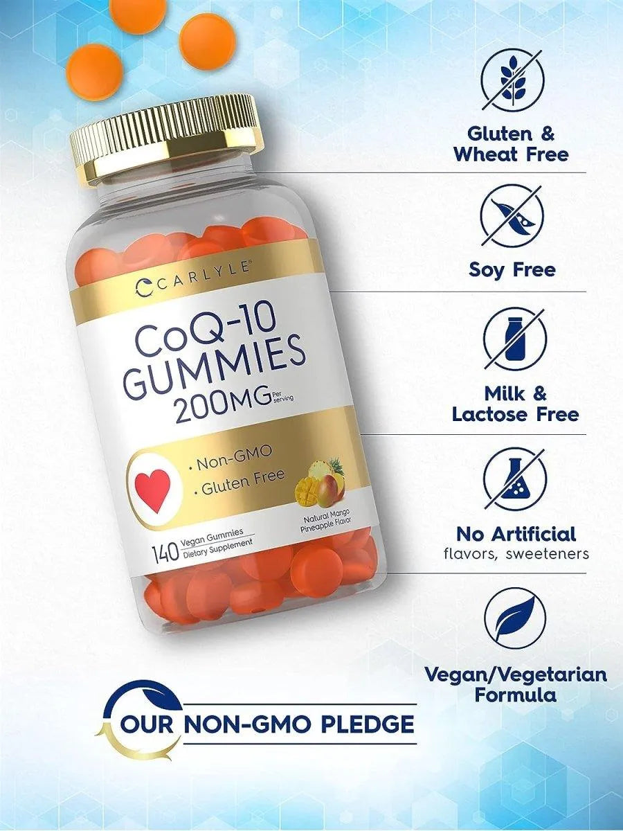 CARLYLE - Carlyle CoQ10 Gummies 200Mg. 140 Gomitas - The Red Vitamin MX - Suplementos Alimenticios - {{ shop.shopifyCountryName }}