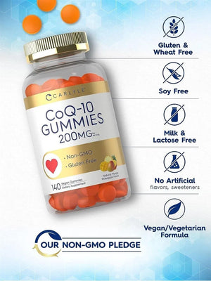 CARLYLE - Carlyle CoQ10 Gummies 200Mg. 140 Gomitas - The Red Vitamin MX - Suplementos Alimenticios - {{ shop.shopifyCountryName }}