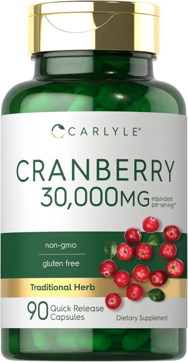 CARLYLE - Carlyle Cranberry 30,000Mg. 90 Capsulas - The Red Vitamin MX - Suplementos Alimenticios - {{ shop.shopifyCountryName }}