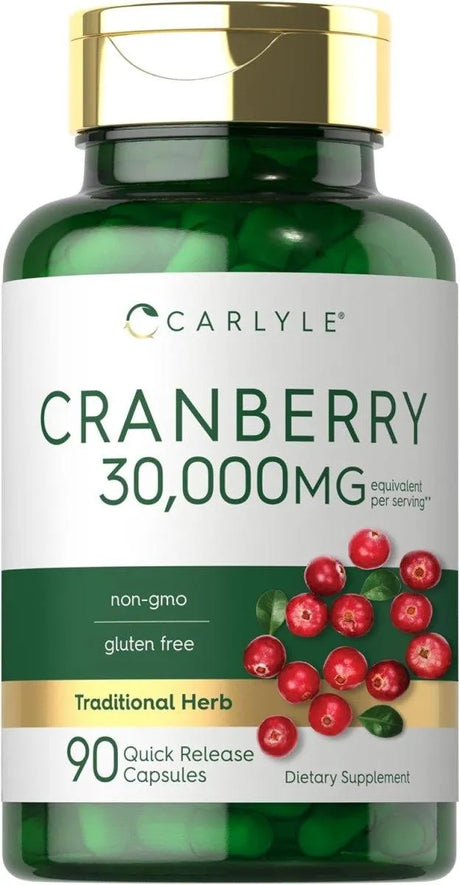 CARLYLE - Carlyle Cranberry 30,000Mg. 90 Capsulas - The Red Vitamin MX - Suplementos Alimenticios - {{ shop.shopifyCountryName }}