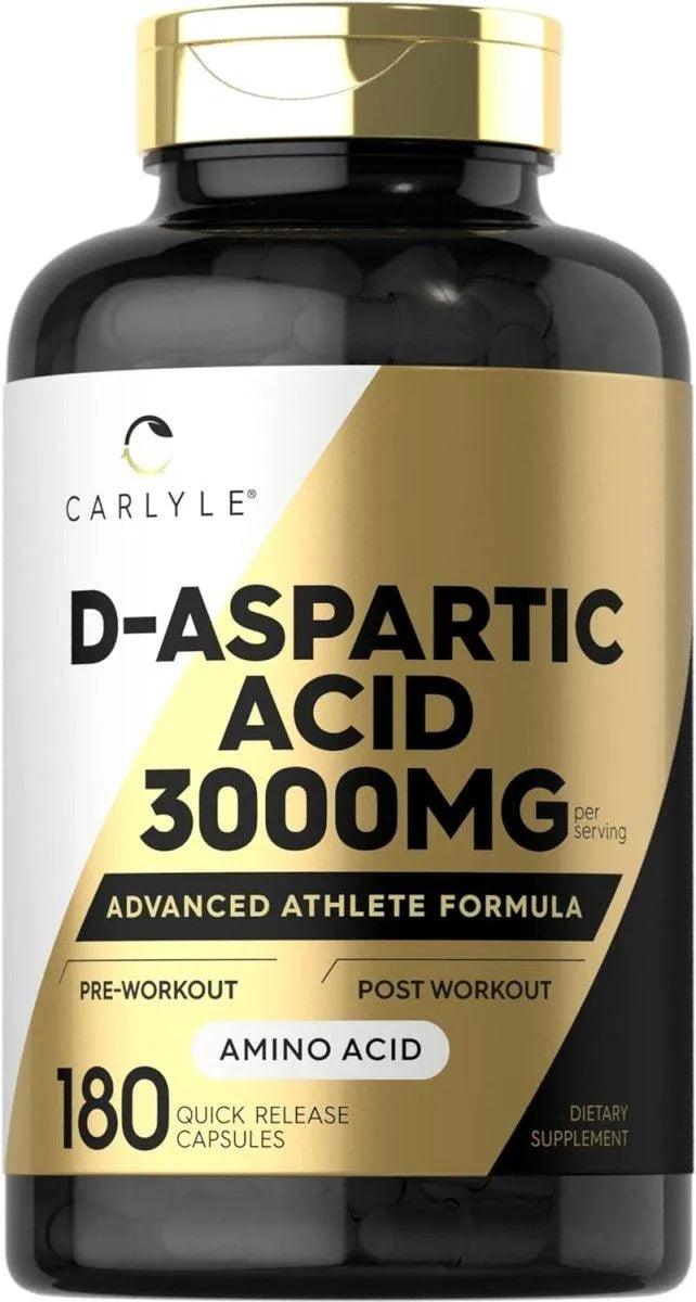 CARLYLE - Carlyle D Aspartic Acid Capsules (DAA) 3000Mg. 180 Capsulas - The Red Vitamin MX - Suplementos Alimenticios - {{ shop.shopifyCountryName }}