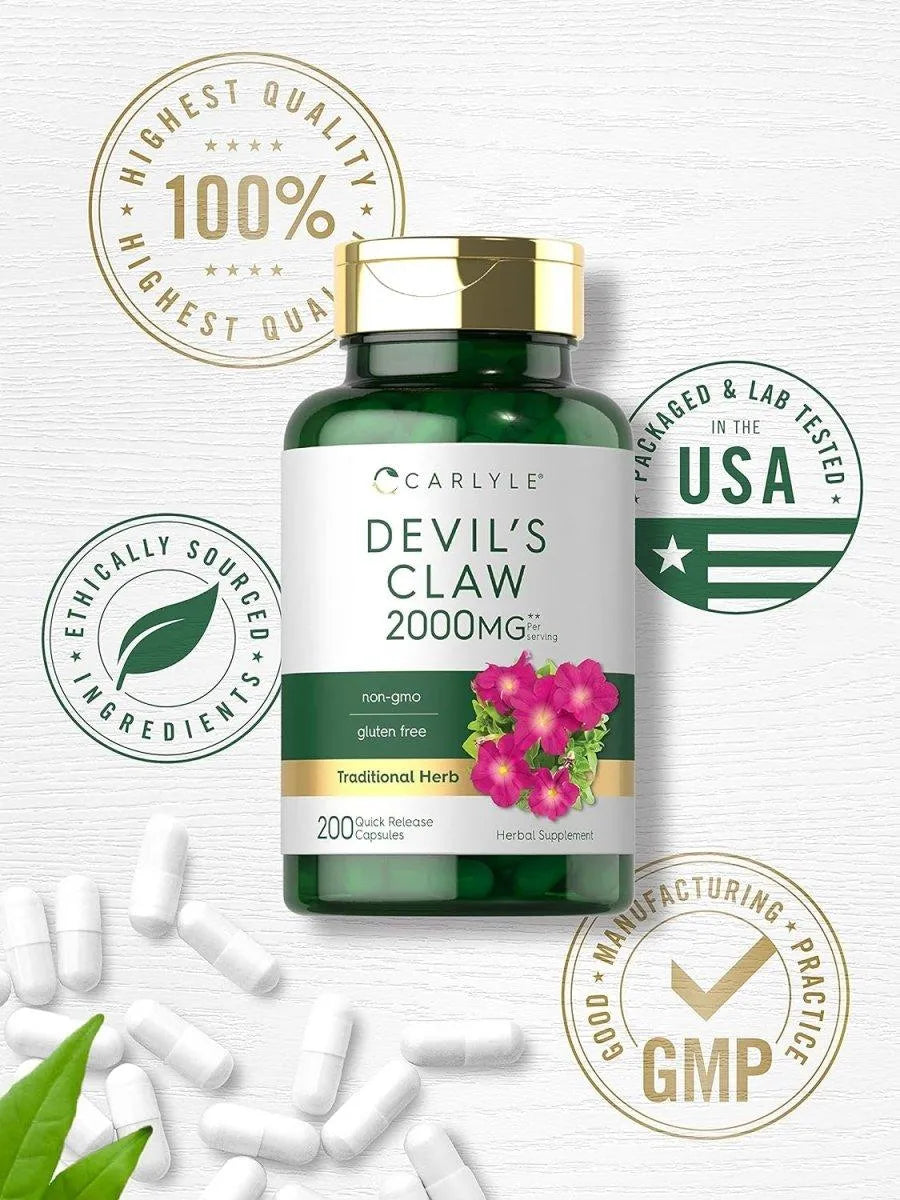 CARLYLE - Carlyle Devils Claw 2000Mg. 200 Capsulas - The Red Vitamin MX - Suplementos Alimenticios - {{ shop.shopifyCountryName }}