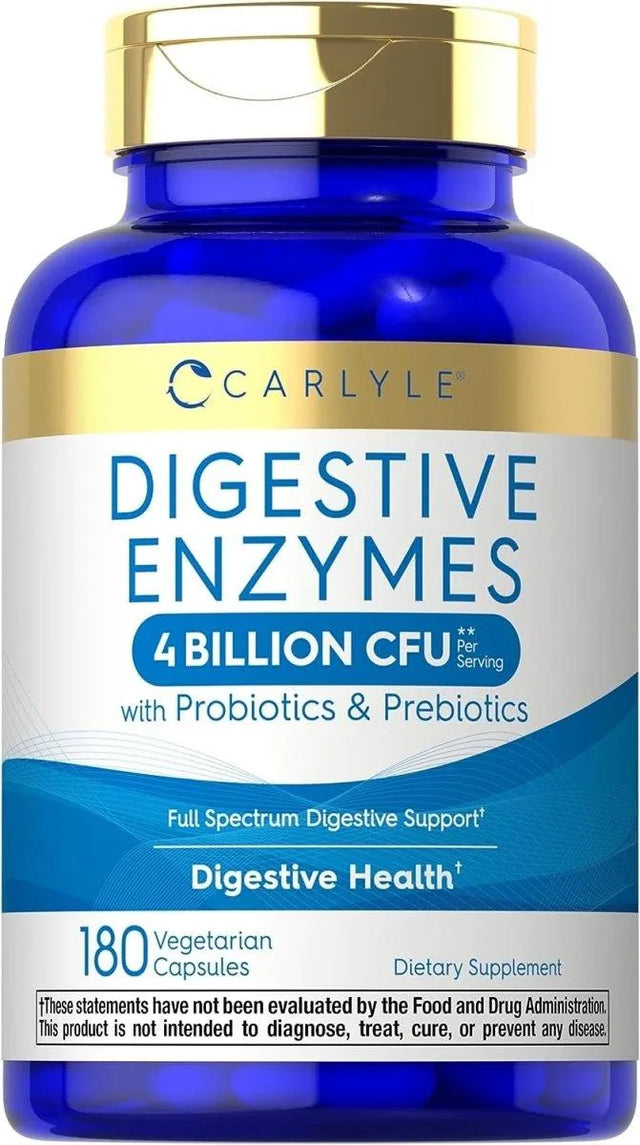 CARLYLE - Carlyle Digestive Enzymes 180 Capsulas - The Red Vitamin MX - Suplementos Alimenticios - {{ shop.shopifyCountryName }}