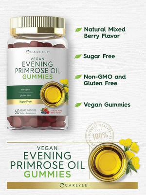 CARLYLE - Carlyle Evening Primrose Oil Gummies 500Mg. 60 Gomitas - The Red Vitamin MX - Suplementos Alimenticios - {{ shop.shopifyCountryName }}