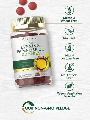 CARLYLE - Carlyle Evening Primrose Oil Gummies 500Mg. 60 Gomitas - The Red Vitamin MX - Suplementos Alimenticios - {{ shop.shopifyCountryName }}