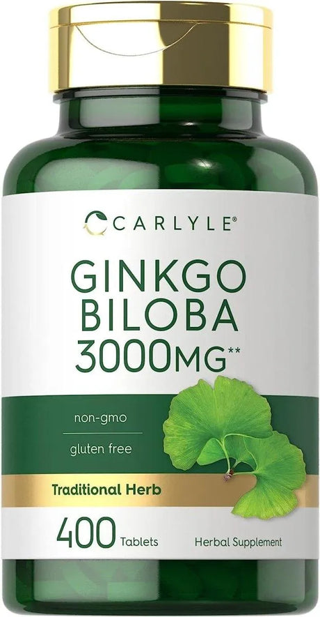 CARLYLE - Carlyle Ginkgo Biloba 3000Mg. 400 Tabletas - The Red Vitamin MX - Suplementos Alimenticios - {{ shop.shopifyCountryName }}