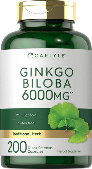 CARLYLE - Carlyle Ginkgo Biloba Pills 6000Mg. 200 Capsulas - The Red Vitamin MX - Suplementos Alimenticios - {{ shop.shopifyCountryName }}