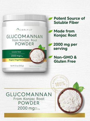 CARLYLE - Carlyle Glucomannan Powder 340Gr. - The Red Vitamin MX - Suplementos Alimenticios - {{ shop.shopifyCountryName }}