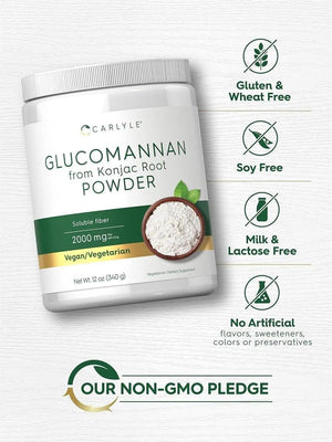 CARLYLE - Carlyle Glucomannan Powder 340Gr. - The Red Vitamin MX - Suplementos Alimenticios - {{ shop.shopifyCountryName }}