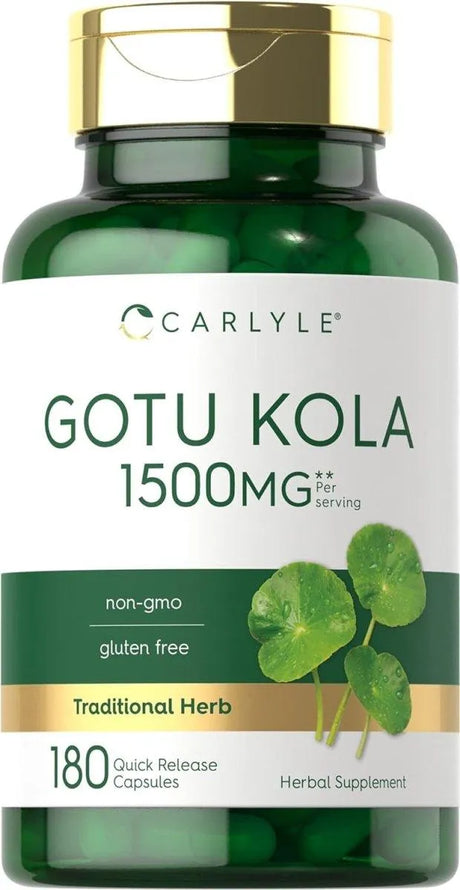 CARLYLE - Carlyle Gotu Kola 1500Mg. 180 Capsulas - The Red Vitamin MX - Suplementos Alimenticios - {{ shop.shopifyCountryName }}