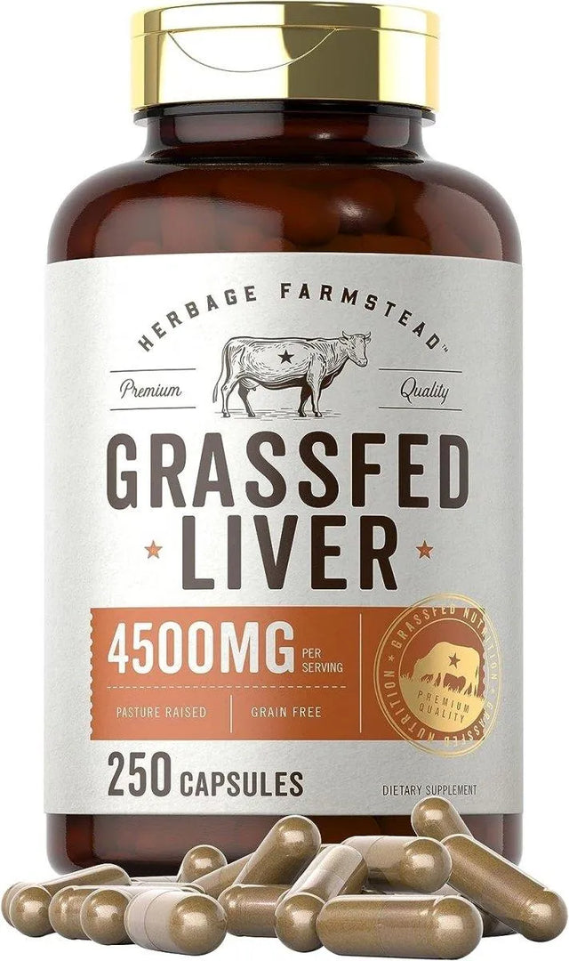 CARLYLE - Carlyle Grass Fed Beef Liver 4500Mg. 250 Capsulas - The Red Vitamin MX - Suplementos Alimenticios - {{ shop.shopifyCountryName }}