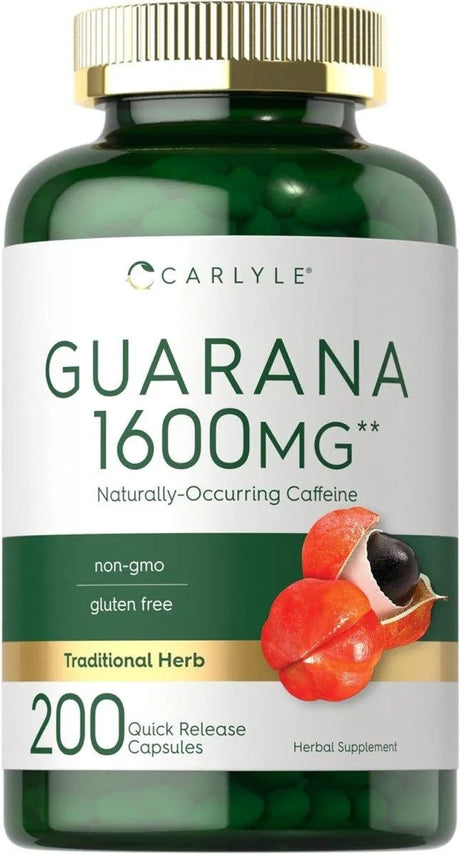 CARLYLE - Carlyle Guarana Extract 1600Mg. 200 Capsulas - The Red Vitamin MX - Suplementos Alimenticios - {{ shop.shopifyCountryName }}