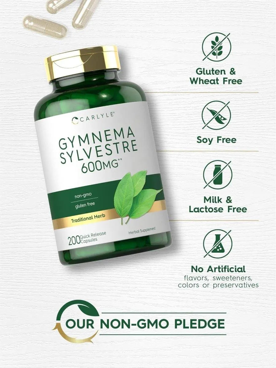 CARLYLE - Carlyle Gymnema Sylvestre 600Mg. 200 Capsulas - The Red Vitamin MX - Suplementos Alimenticios - {{ shop.shopifyCountryName }}