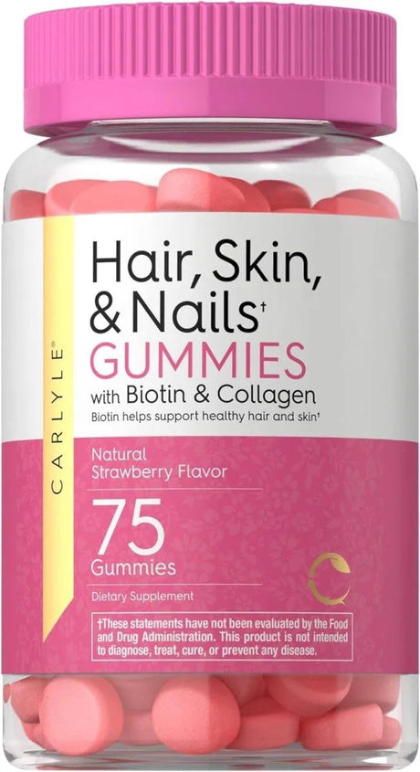 CARLYLE - Carlyle Hair Skin and Nails Vitamins 75 Gomitas - The Red Vitamin MX - Suplementos Alimenticios - {{ shop.shopifyCountryName }}