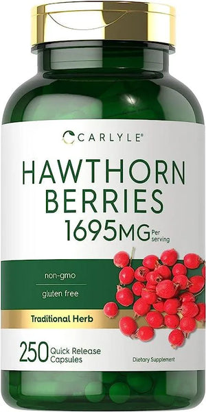 CARLYLE - Carlyle Hawthorn Berry 1695Mg. 250 Capsulas - The Red Vitamin MX - Suplementos Alimenticios - {{ shop.shopifyCountryName }}