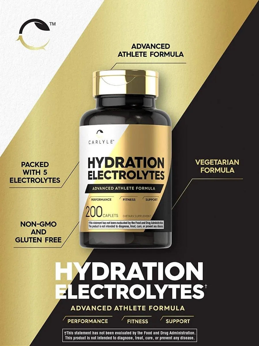 CARLYLE - Carlyle Hydration Electrolytes 200 Capsulas - The Red Vitamin MX - Suplementos Alimenticios - {{ shop.shopifyCountryName }}