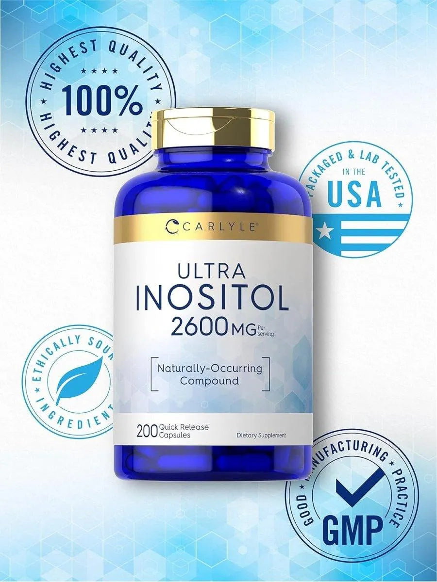 CARLYLE - Carlyle Inositol 2600Mg. 200 Capsulas - The Red Vitamin MX - Suplementos Alimenticios - {{ shop.shopifyCountryName }}