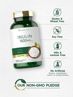 CARLYLE - Carlyle Inulin Powder 1500Mg. 200 Capsulas - The Red Vitamin MX - Suplementos Alimenticios - {{ shop.shopifyCountryName }}