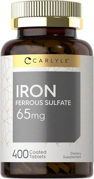 CARLYLE - Carlyle Iron Ferrous Sulfate 65Mg. 400 Tabletas - The Red Vitamin MX - Suplementos Alimenticios - {{ shop.shopifyCountryName }}