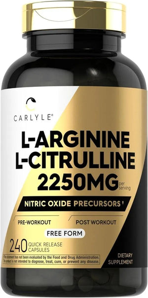 CARLYLE - Carlyle L-Arginine L-Citrulline Complex 2250Mg. 240 Capsulas - The Red Vitamin MX - Suplementos Alimenticios - {{ shop.shopifyCountryName }}