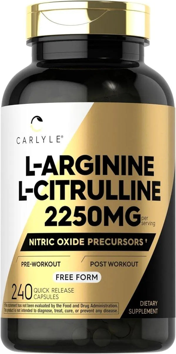 CARLYLE - Carlyle L-Arginine L-Citrulline Complex 2250Mg. 240 Capsulas - The Red Vitamin MX - Suplementos Alimenticios - {{ shop.shopifyCountryName }}