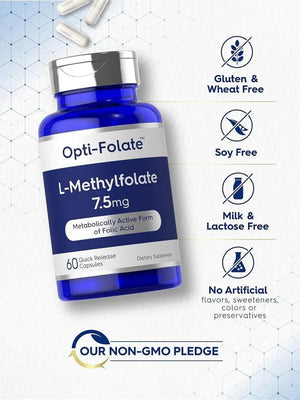 CARLYLE - Carlyle L Methylfolate 7.5Mg. 60 Capsulas - The Red Vitamin MX - Suplementos Alimenticios - {{ shop.shopifyCountryName }}