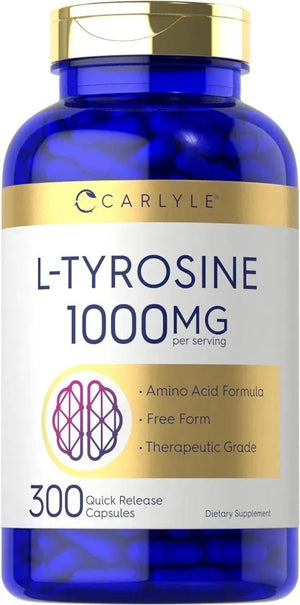 CARLYLE - Carlyle L Tyrosine 1000Mg. 300 Capsulas - The Red Vitamin MX - Suplementos Alimenticios - {{ shop.shopifyCountryName }}