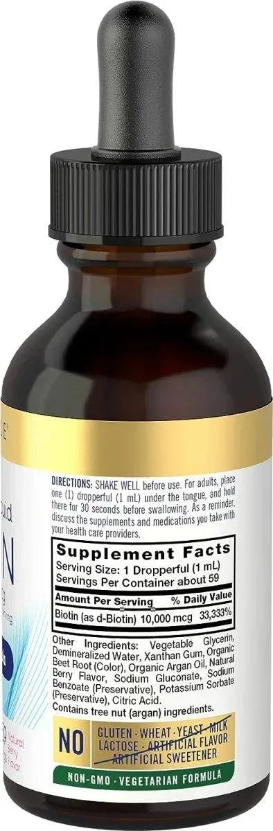 CARLYLE - Carlyle Liquid Biotin 10000 mcg 2 Fl. Oz. - The Red Vitamin MX - Suplementos Alimenticios - {{ shop.shopifyCountryName }}