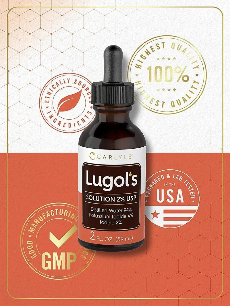 CARLYLE - Carlyle Lugols Iodine 2 Percent 59Ml. - The Red Vitamin MX - Suplementos Alimenticios - {{ shop.shopifyCountryName }}