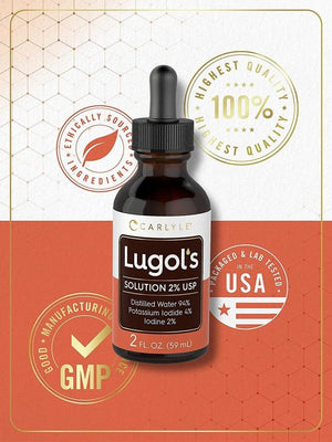 CARLYLE - Carlyle Lugols Iodine 2 Percent 59Ml. - The Red Vitamin MX - Suplementos Alimenticios - {{ shop.shopifyCountryName }}