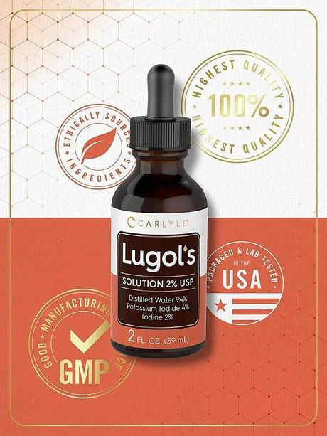 CARLYLE - Carlyle Lugols Iodine 2 Percent 59Ml. - The Red Vitamin MX - Suplementos Alimenticios - {{ shop.shopifyCountryName }}