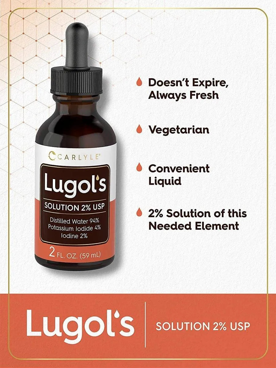 CARLYLE - Carlyle Lugols Iodine 2 Percent 59Ml. - The Red Vitamin MX - Suplementos Alimenticios - {{ shop.shopifyCountryName }}